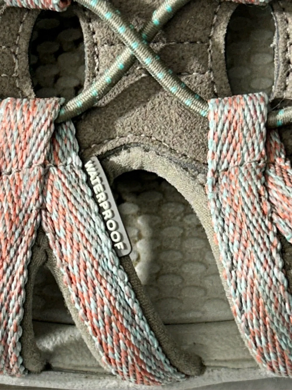 Keen Whisper Women's Taupe Salmon Teal Outdoor Waterproof Strap Sandals Size 10 - Picture 4 of 10